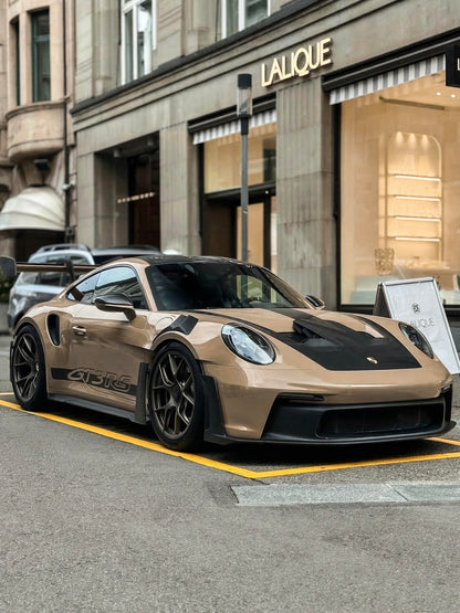 How Much Full Vinyl Wrapping in Florida Miami Filbert Brown for Porsche 911