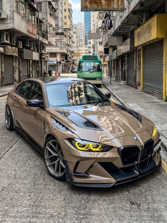 Vinyl Wrapping Brand Car Wrap Shop in Arkansas Filbert Brown for BMW M4 G82