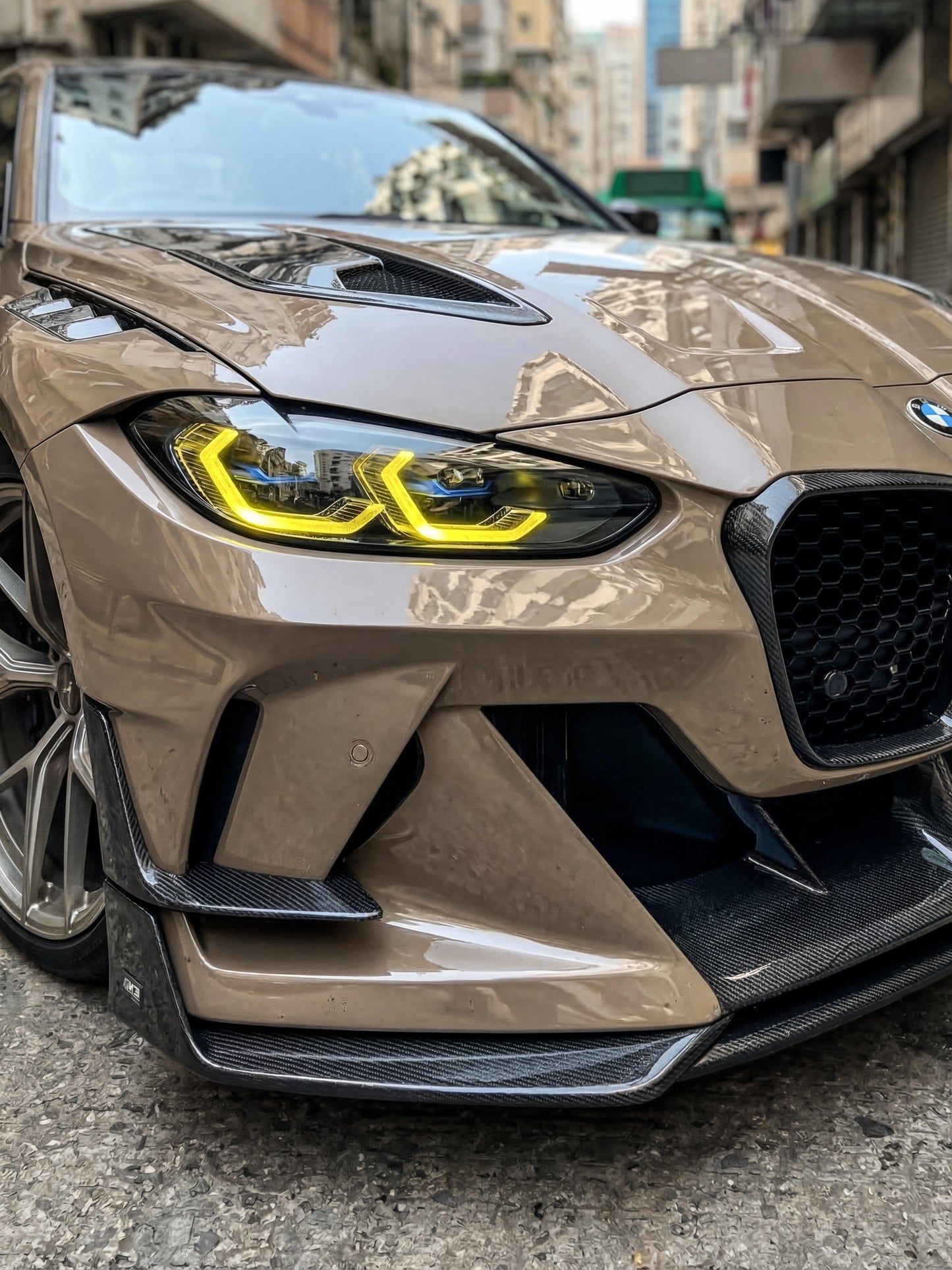 Vinyl Wrapping Brand Car Wrap Shop in Arkansas Filbert Brown for BMW M4 G82