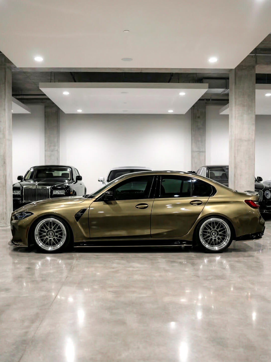 Super Premium Vinyl Wrap Brand Golden Copper for BMW M4