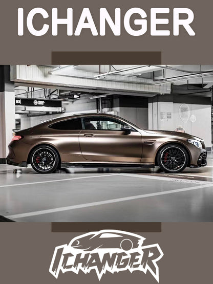 Vinyl Film Matte Metallic Brown For Mercedes Benz