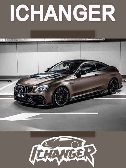 Vinyl Film Matte Metallic Brown For Mercedes Benz