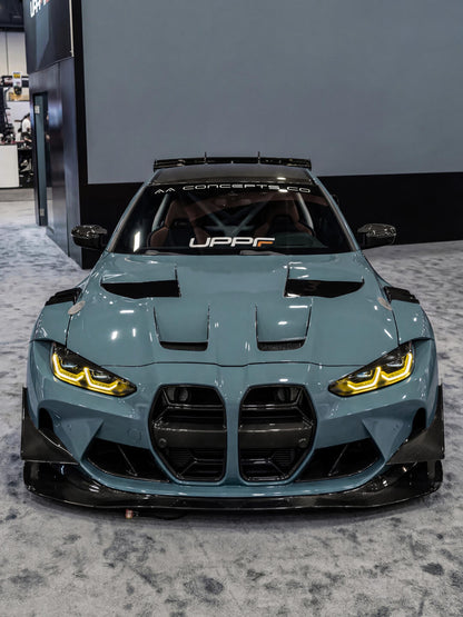Unique Color Car Vinyl Wrap in New York Salix Grey for BMW M4 G82