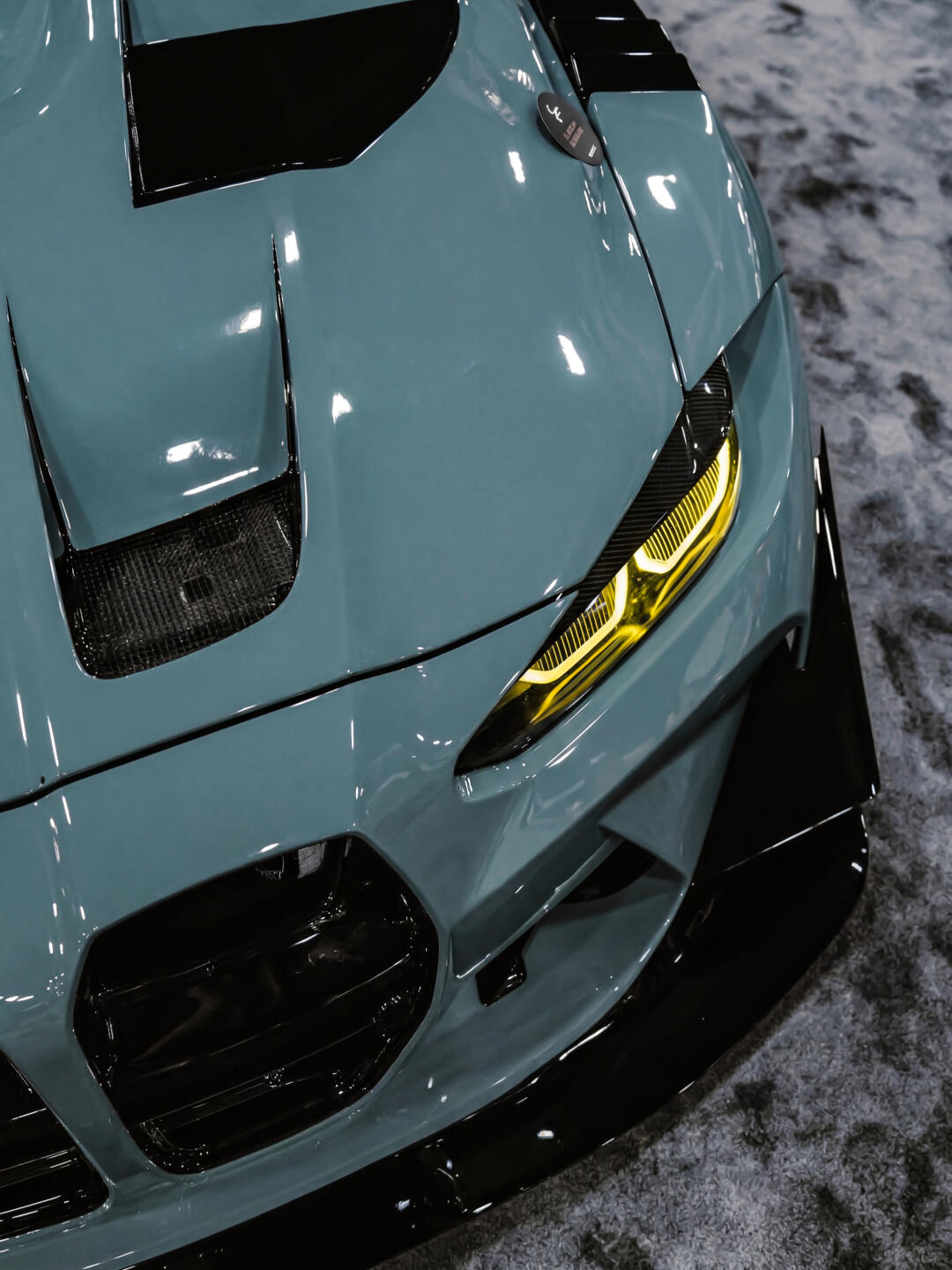 Unique Color Car Vinyl Wrap in New York Salix Grey for BMW M4 G82