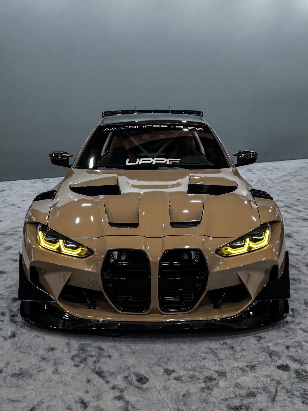Ichanger Premium Car Wrap Film Brand Filbert Brown for BMW M4