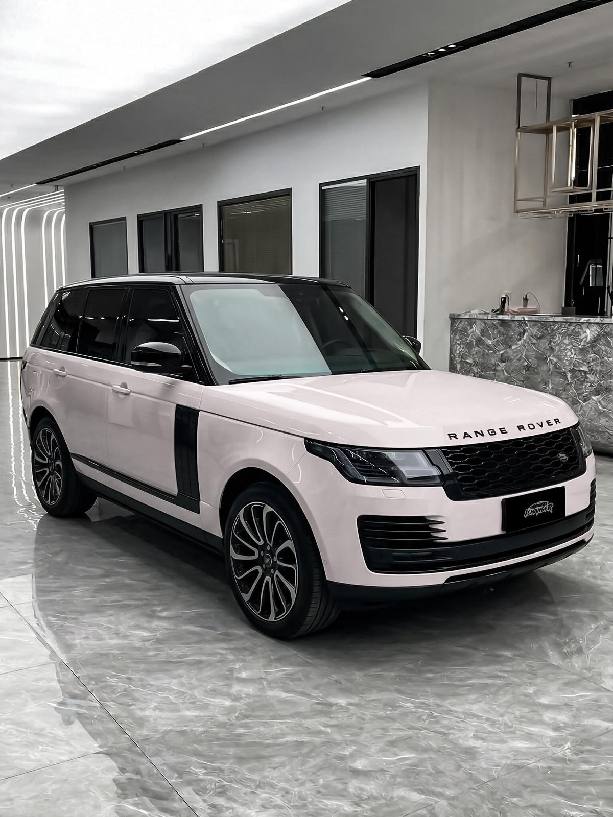 Ichanger Premium Car Wrapping Koi Pink for Rover Land