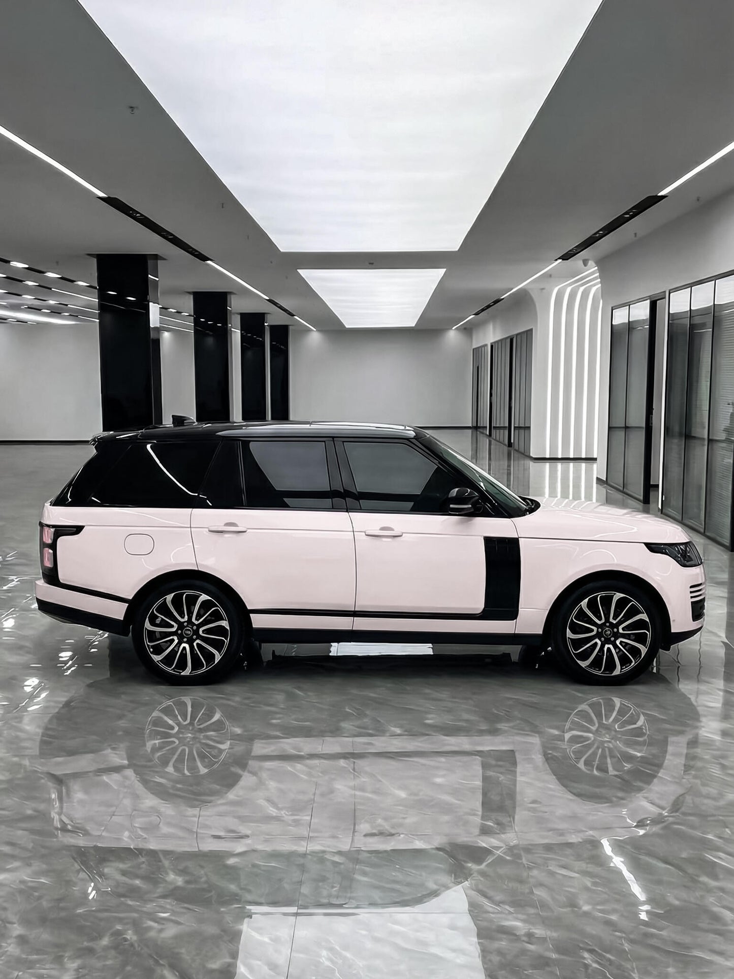 Ichanger Premium Car Wrapping Koi Pink for Rover Land