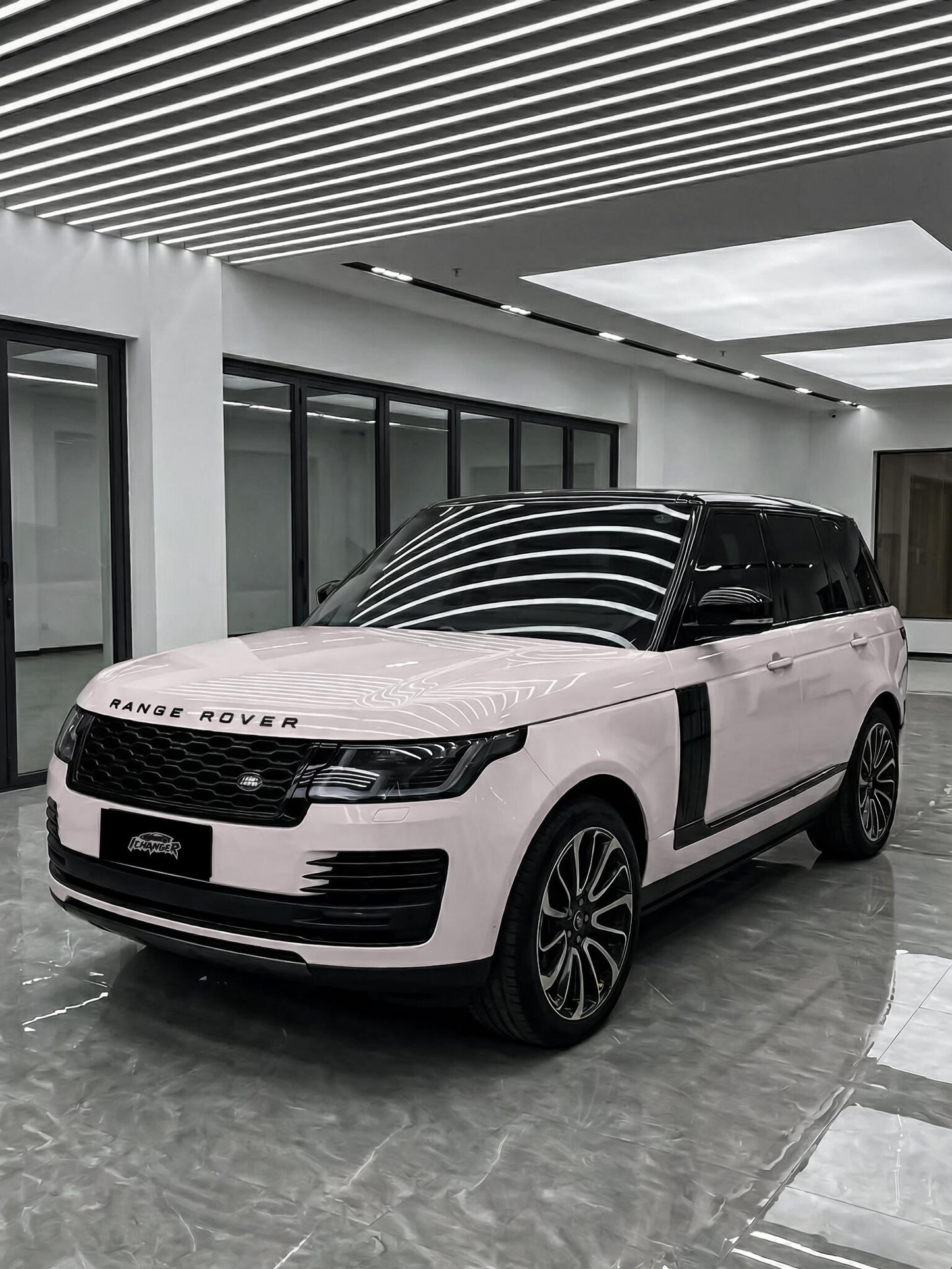 Ichanger Premium Car Wrapping Koi Pink for Rover Land