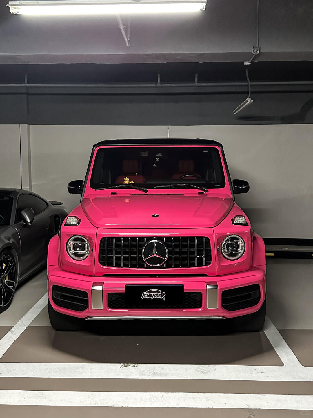 Car Wrapping New Color in New York Super Gloss Rose Pink for Merecedes Benz G63