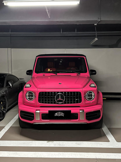 Car Wrapping New Color in New York Super Gloss Rose Pink for Merecedes Benz G63