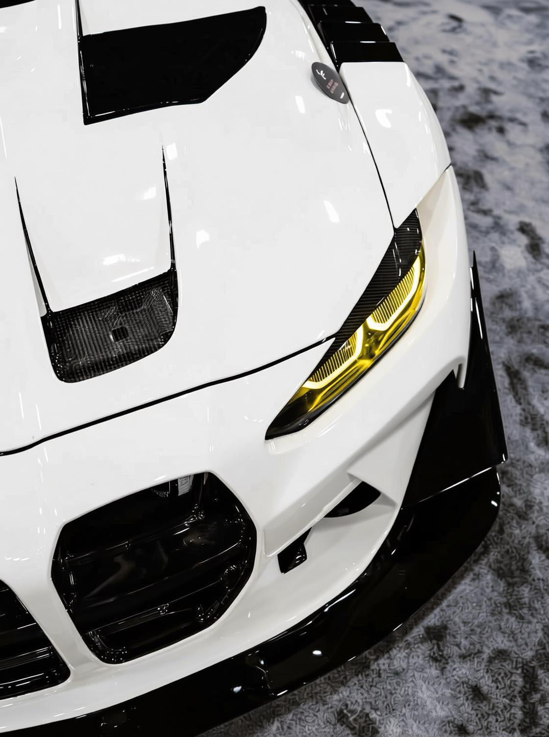 Where to Wrap a Car in New York Vinyl Wrap Super Paint Pearl White for BMW M4