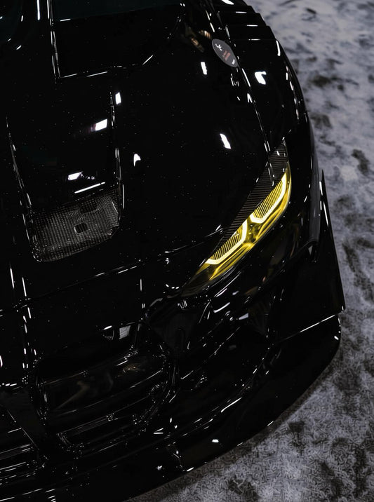 Car Wrap Vinyl Bunnings Super Gloss Relfreparing Black for BMW M4