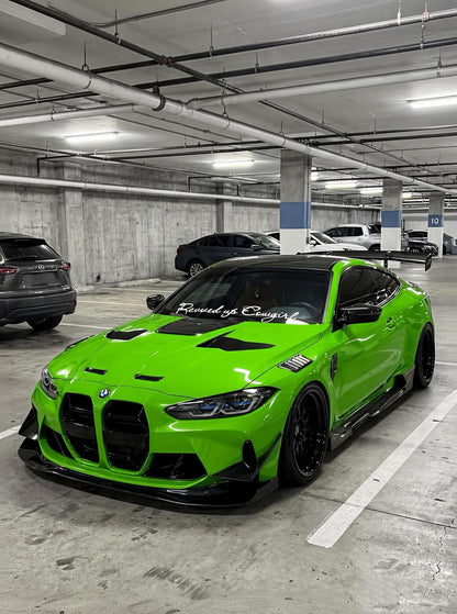 Vinyl Wrapping Full Car in Los Angeles Viper Green for BMW M4 G82