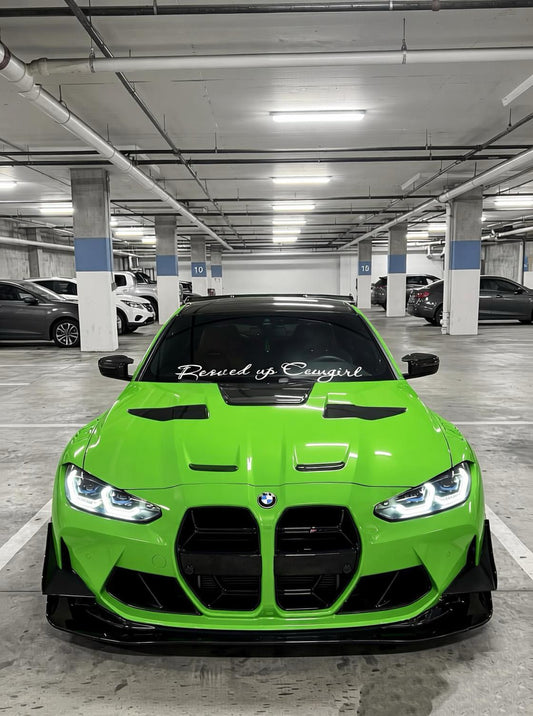 Vinyl Wrapping Full Car in Los Angeles Viper Green for BMW M4 G82
