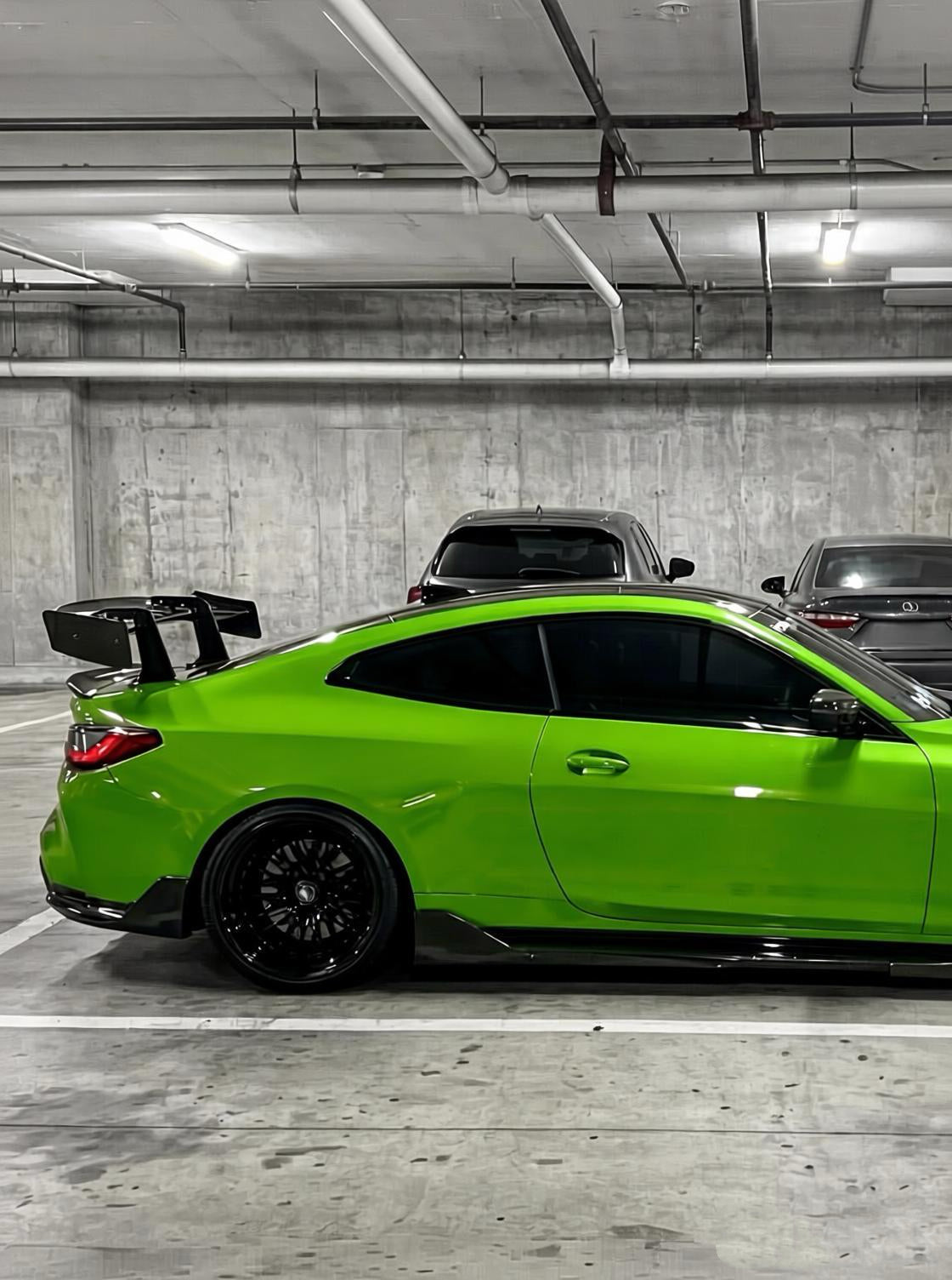 Vinyl Wrapping Full Car in Los Angeles Viper Green for BMW M4 G82