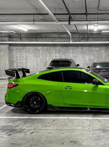 Vinyl Wrapping Full Car in Los Angeles Viper Green for BMW M4 G82
