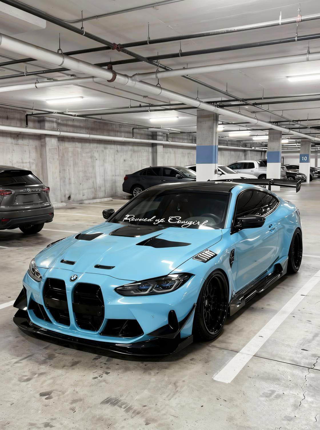 Where Can Wrap A Full Car in Arizona Rain Blue for BMW M4