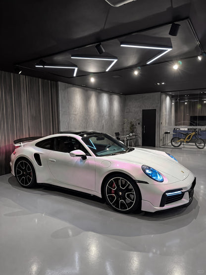 Where Can Wrap this Vinyl Wrapping Diamond Ice Red for Porsche