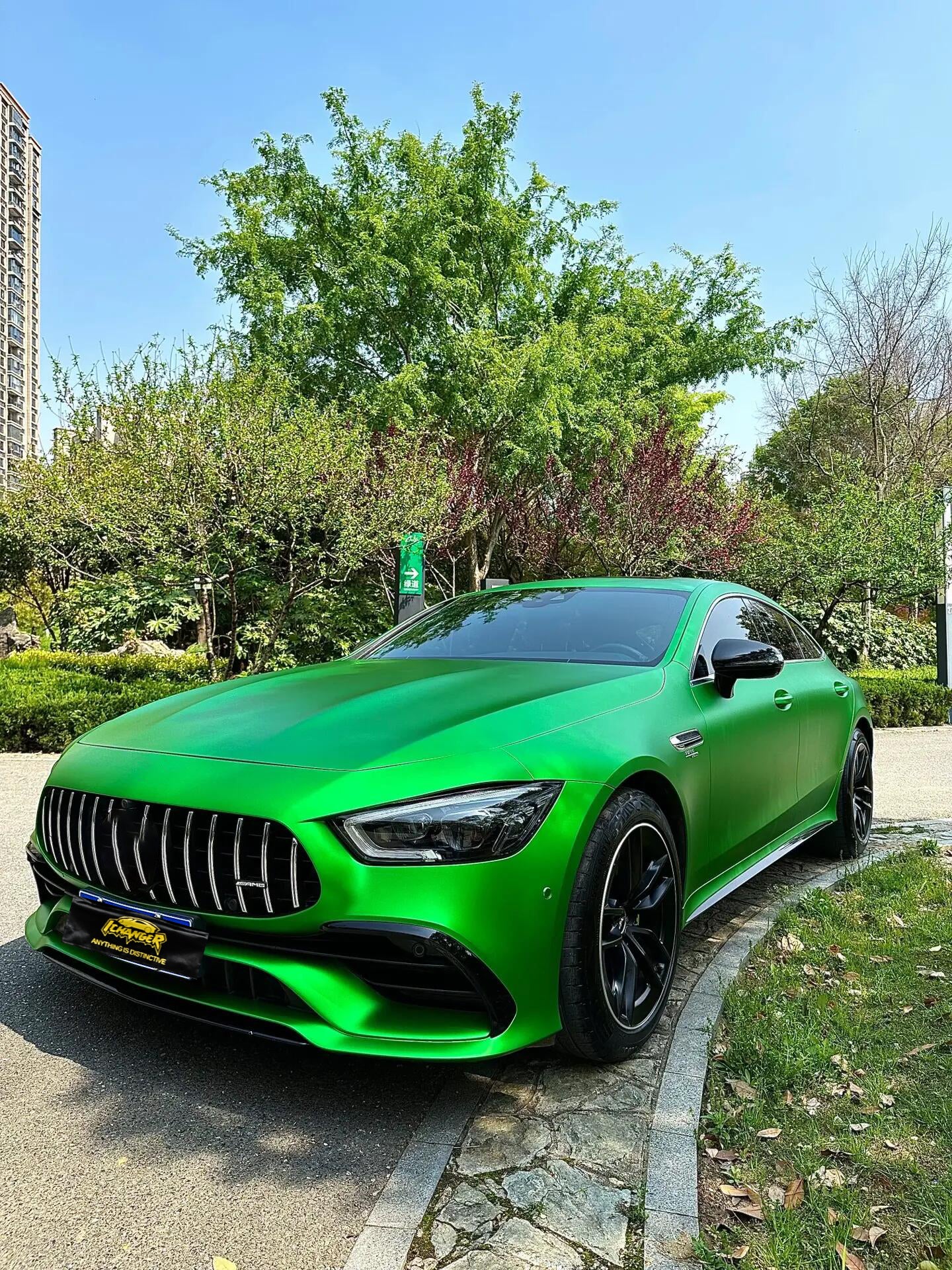 Vinyl Wrap Matte Chrome Green