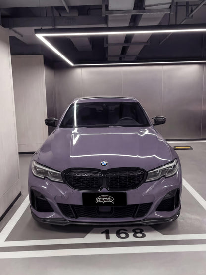 How Long Wrapping a Car In New York Vinyl Wrap Lilac Purple for BMW M3