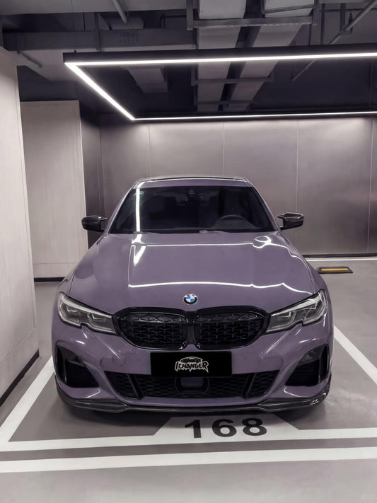How Long Wrapping a Car In New York Vinyl Wrap Lilac Purple for BMW M3