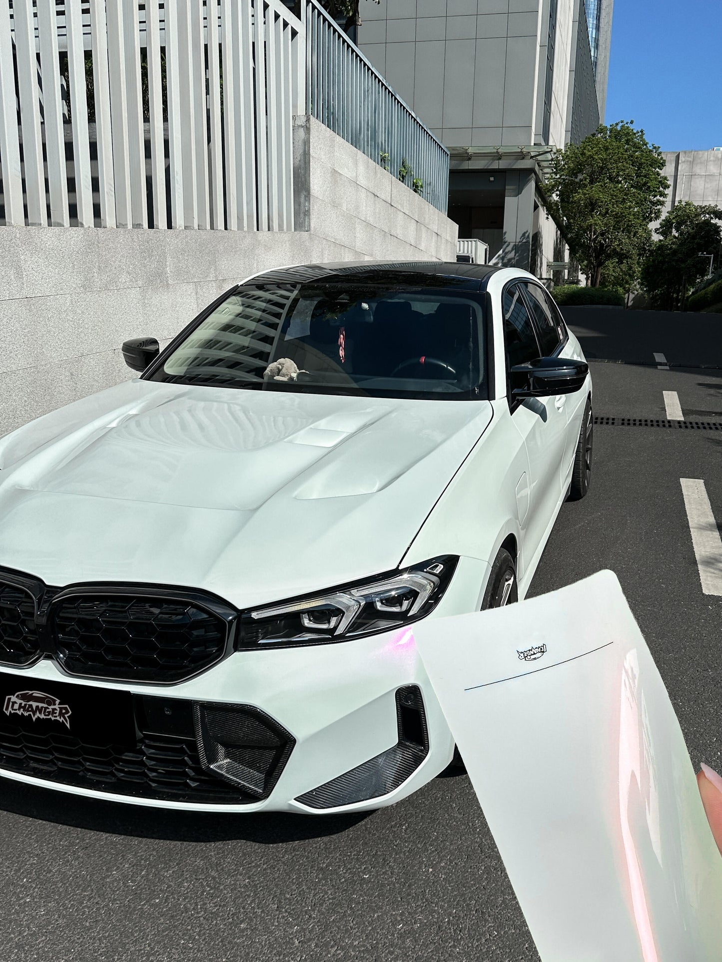 Vinyl Wrap Smooth Pink White