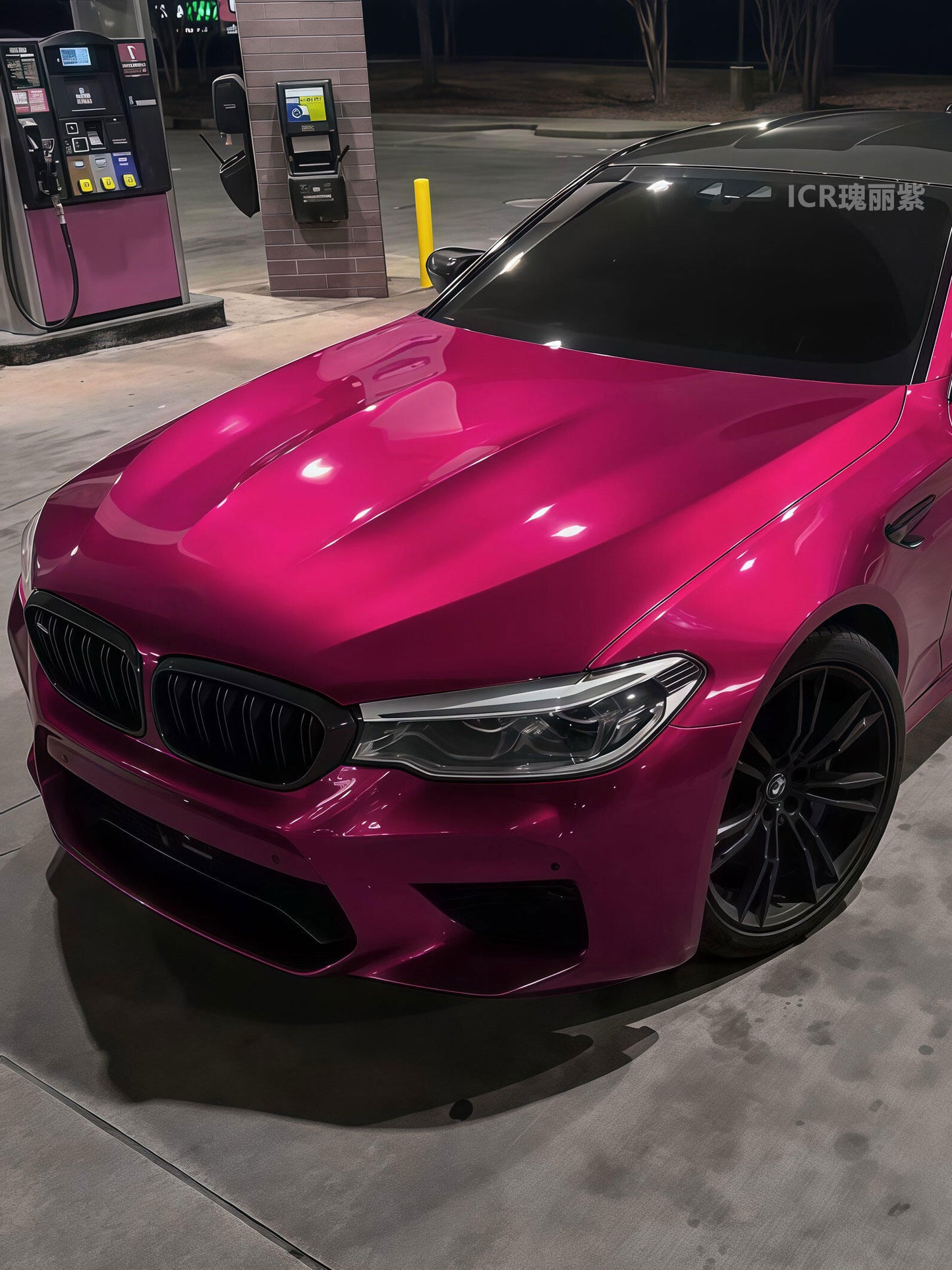Vinyl Wrap Rose Purple