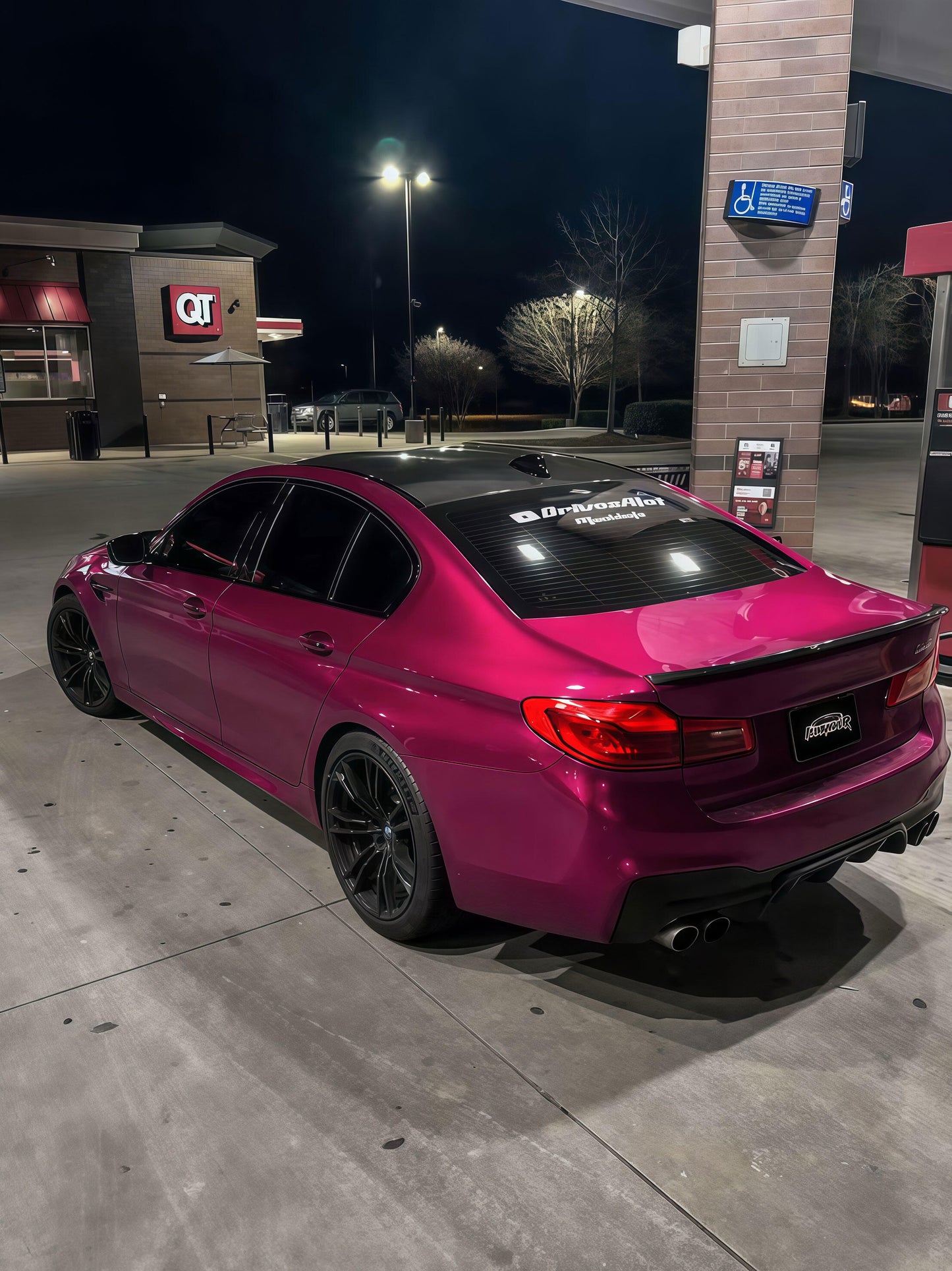 Vinyl Wrap Rose Purple