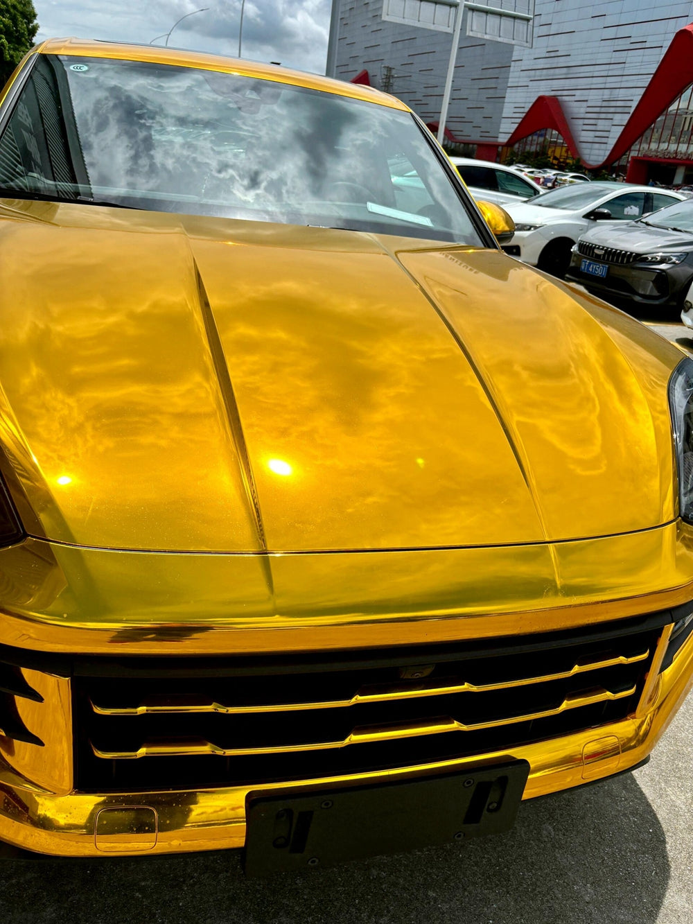 Vinyl Wrap Mirror Chrome Gold