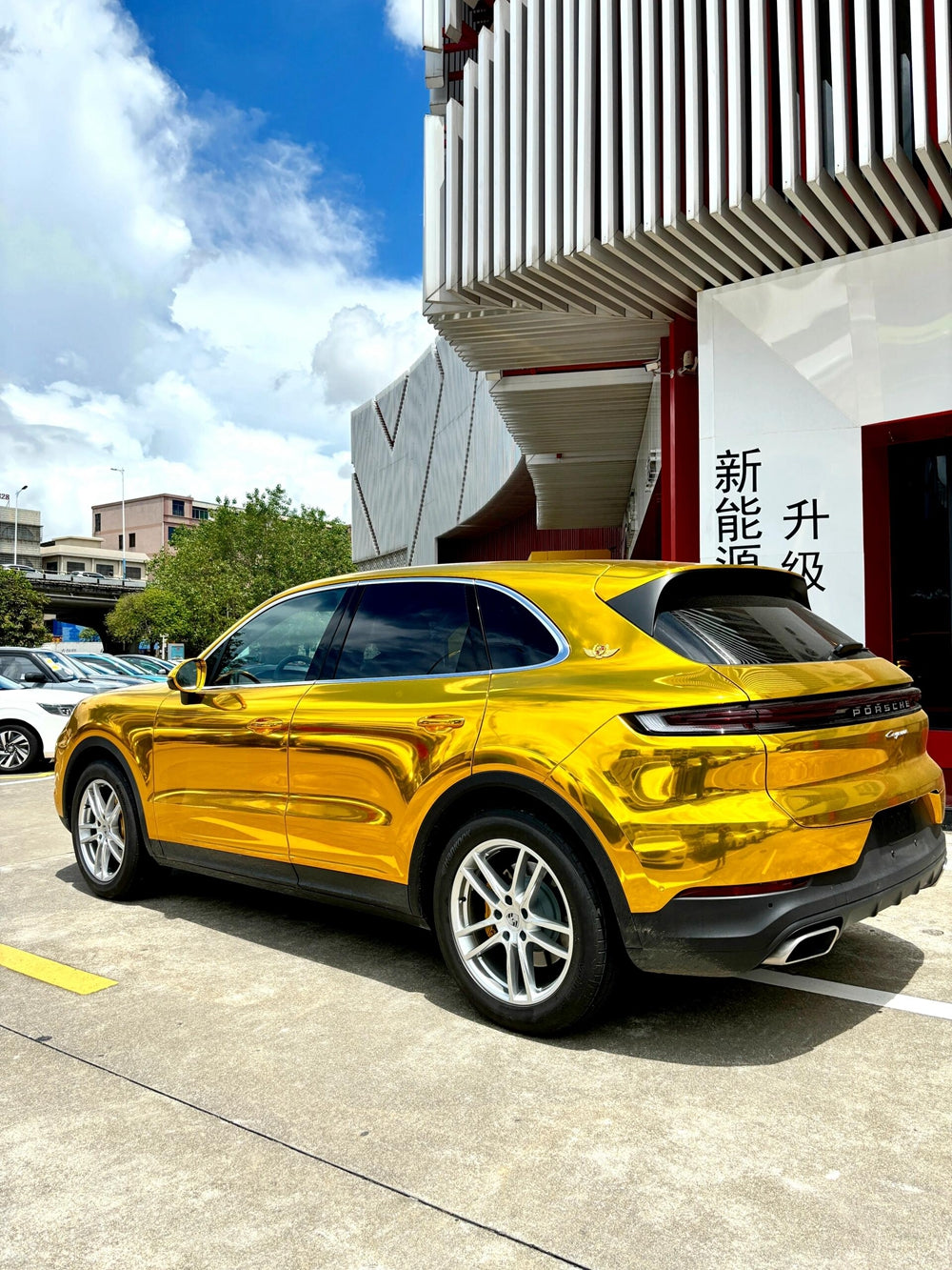 Vinyl Wrap Mirror Chrome Gold