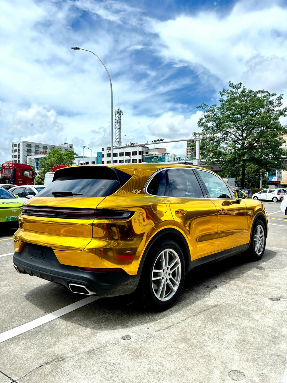 Vinyl Wrap Mirror Chrome Gold