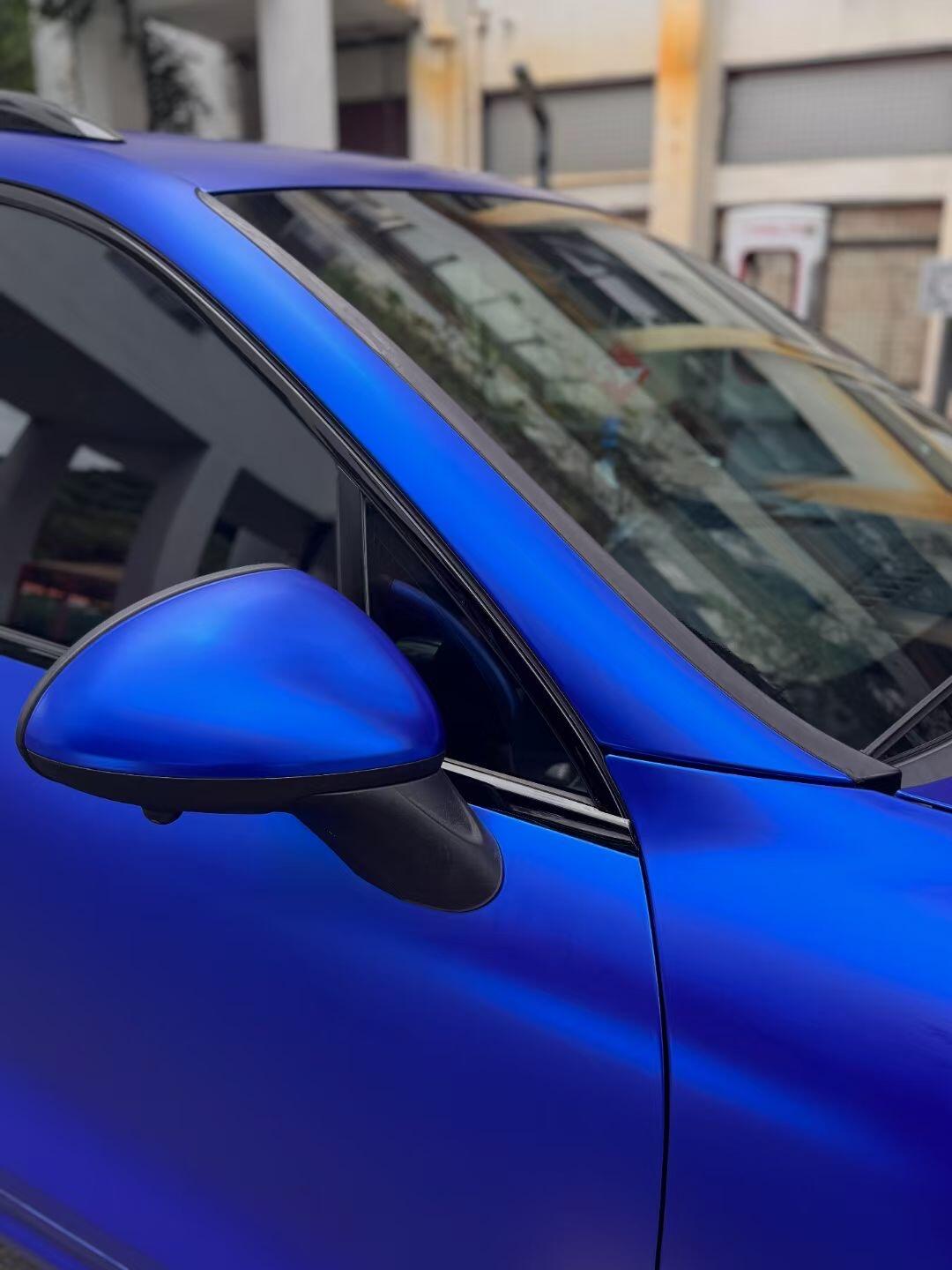 Vinyl Wrap Matte Chrome Blue