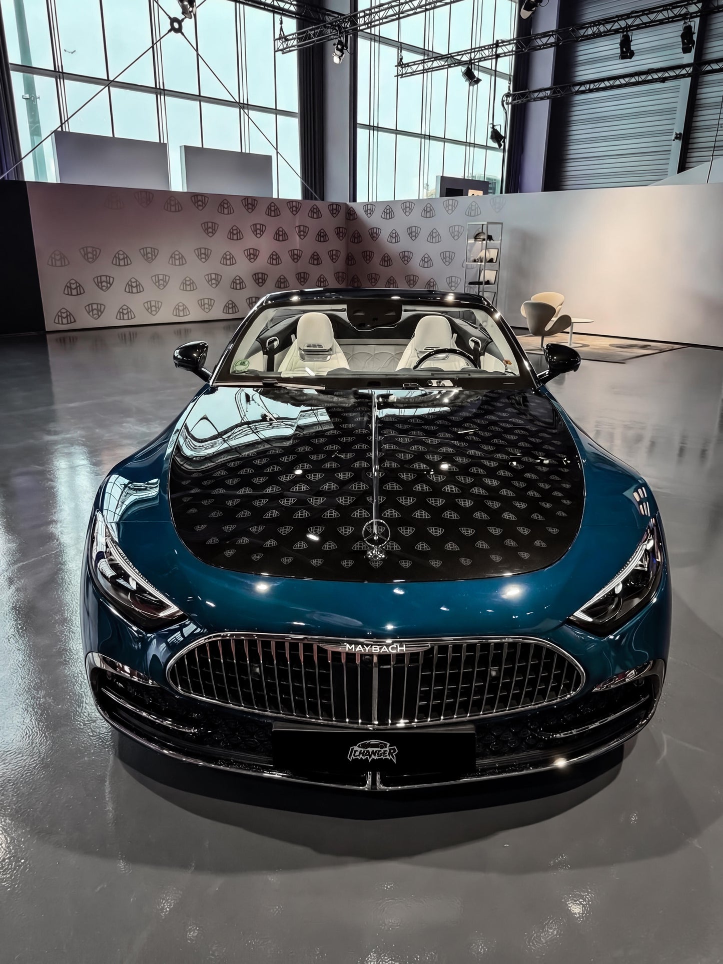 Car Wrapping Butterfly Blue for Mercedes Benz