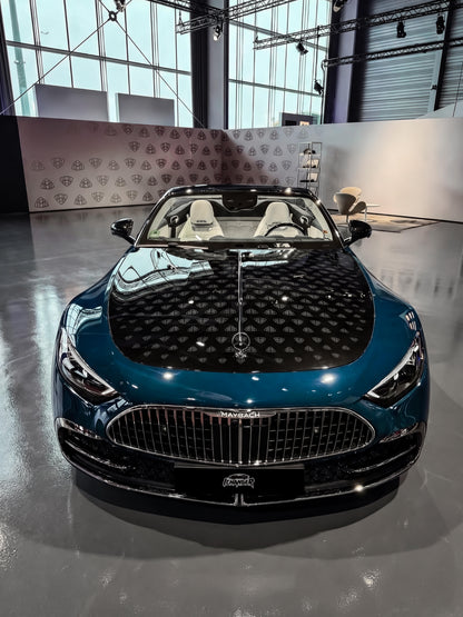 Car Wrapping Butterfly Blue for Mercedes Benz