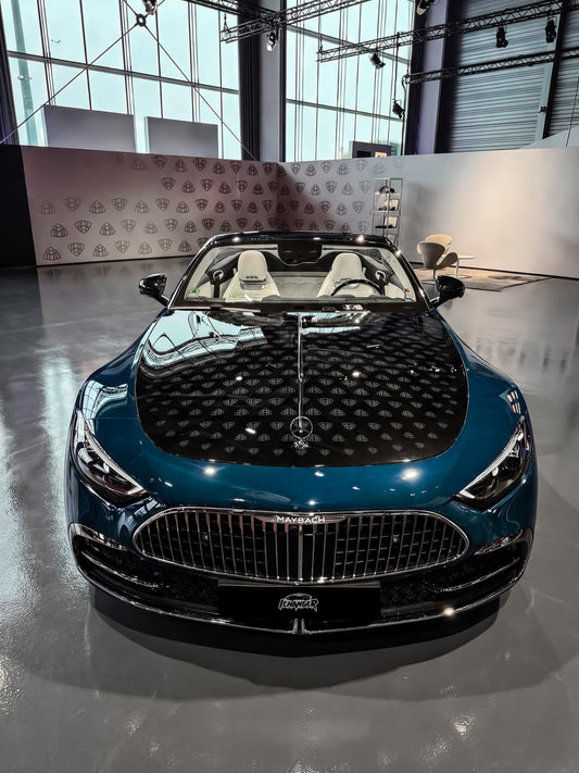 Car Wrapping Butterfly Blue for Mercedes Benz