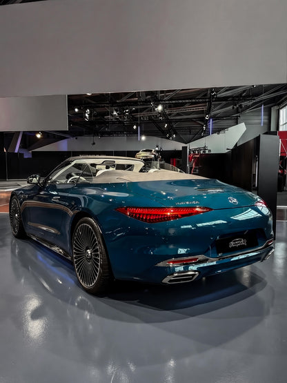 Car Wrapping Butterfly Blue for Mercedes Benz