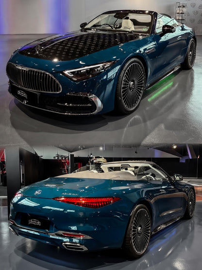 Car Wrapping Butterfly Blue for Mercedes Benz