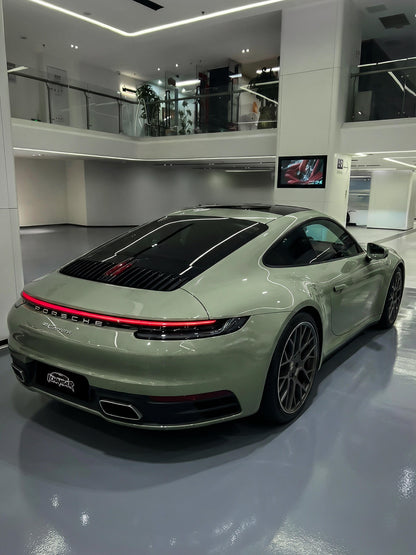 Car Wrap Khaki Green for Porsche Vinyl Wrap
