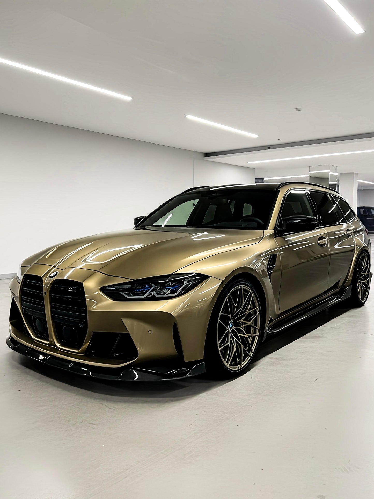 Vehicle Wrap Golden Copper for BMW X1