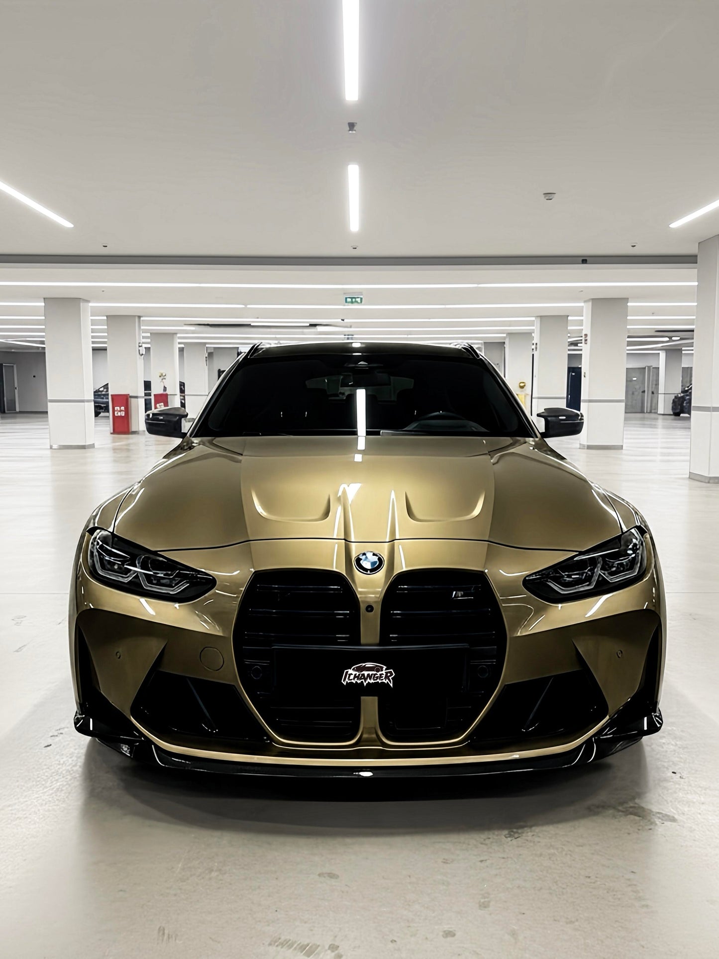 Vehicle Wrap Golden Copper for BMW X1