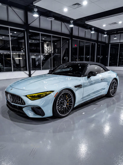 Ichangerfilm Vehicle Vinyl Wrap Victor Blue for Mercedes Benz AMG