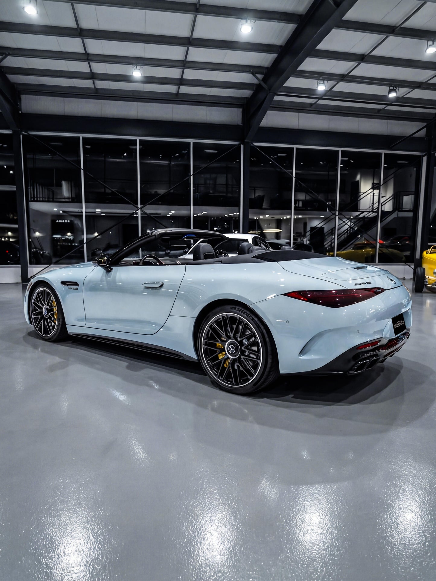 Ichangerfilm Vehicle Vinyl Wrap Victor Blue for Mercedes Benz AMG