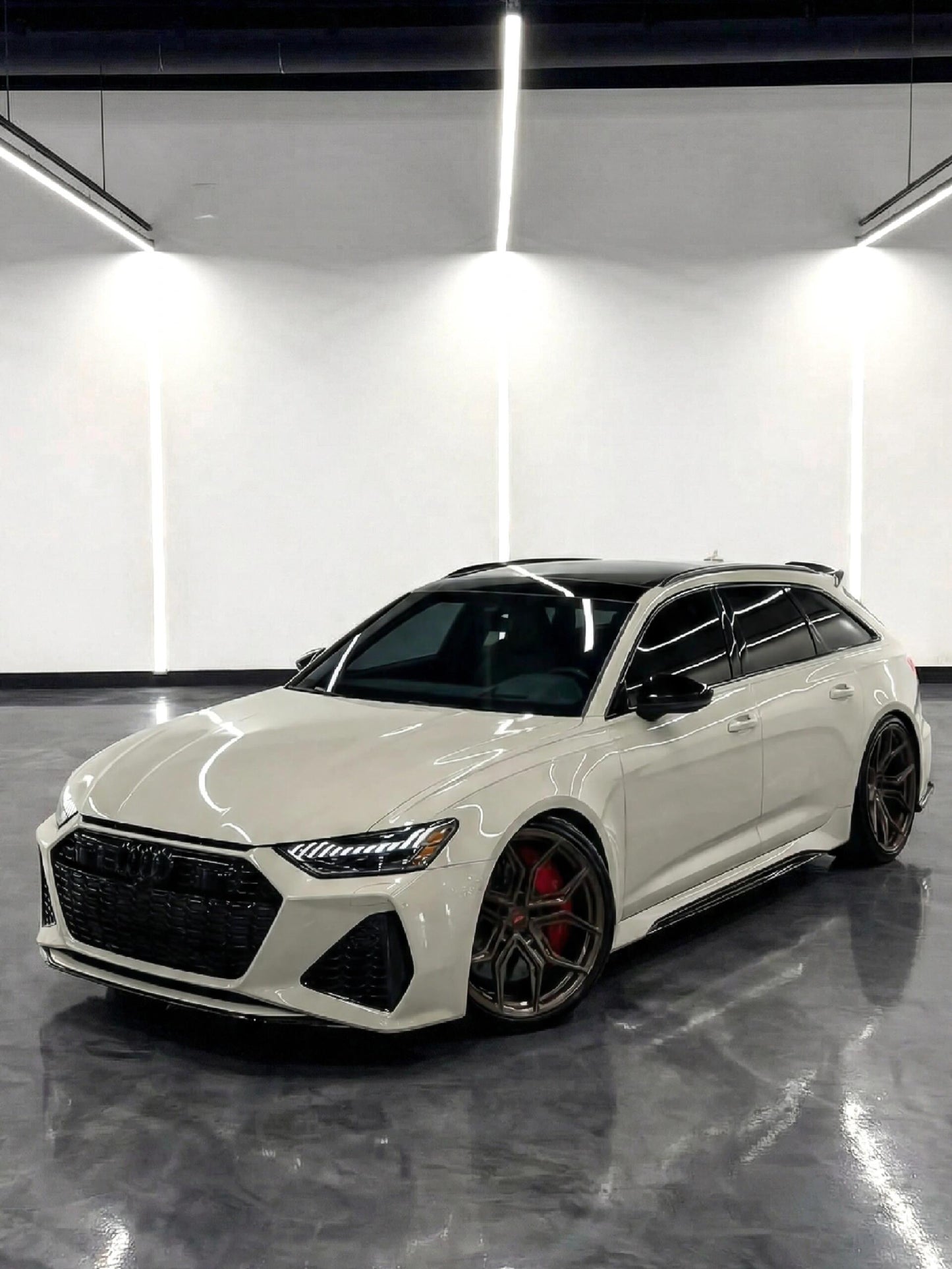 How Long Does Car Wrap Last Tea Brown for Audi RS6