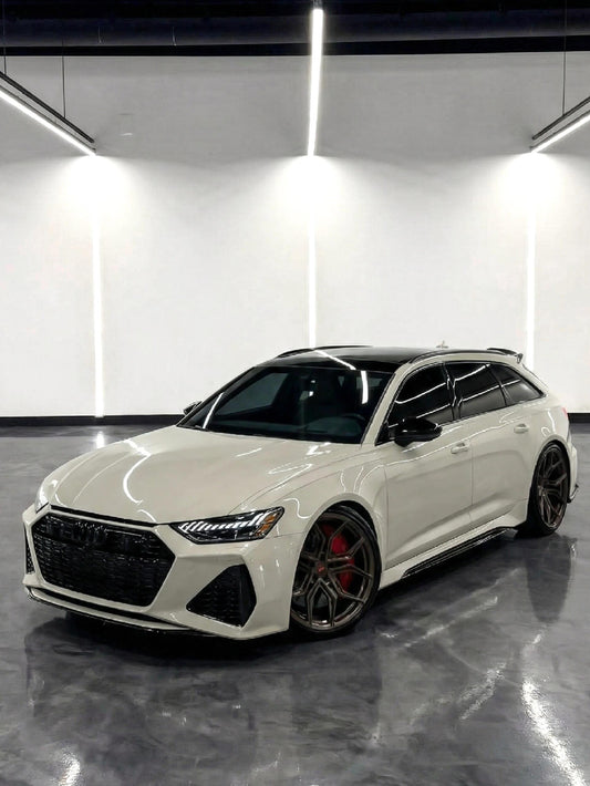 How Long Does Car Wrap Last Tea Brown for Audi RS6