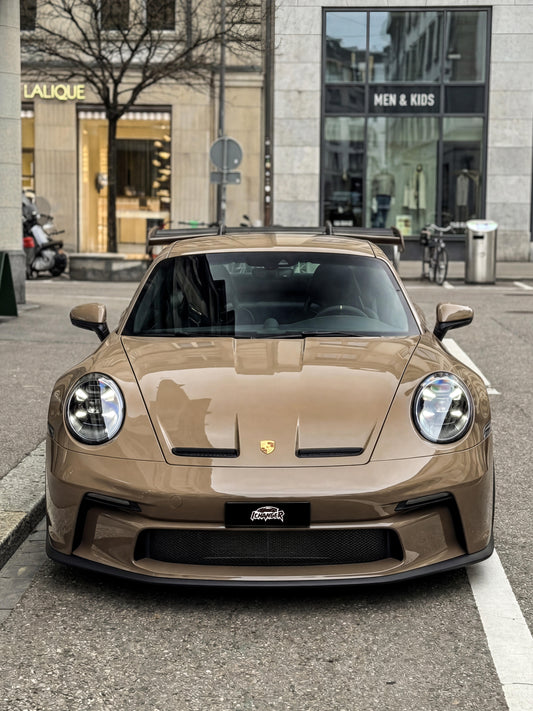 Car Wrap Shop Chestnut Brown for Porsche
