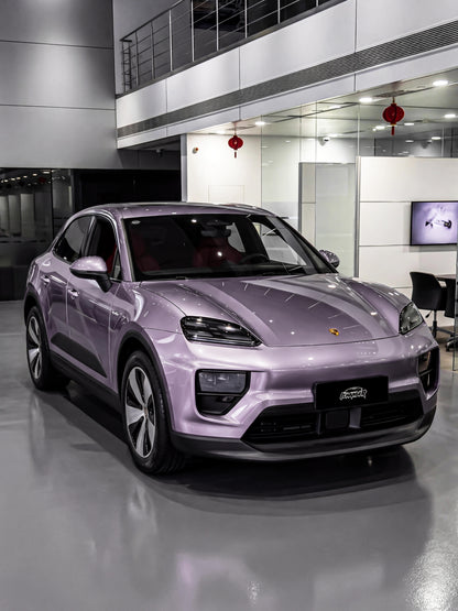 Wrapping School Vinyl Film Water Purple for Porsche