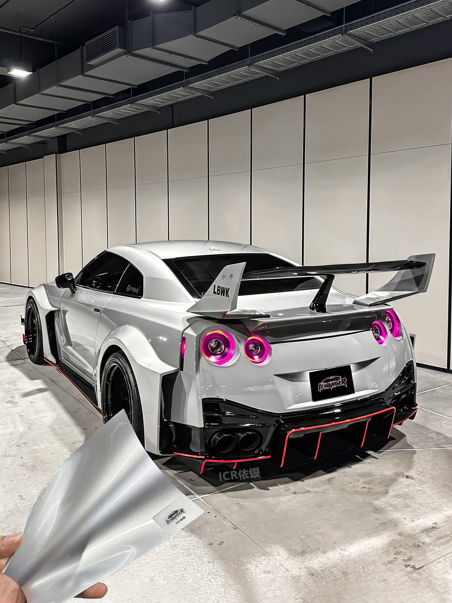 Ichanger Super Premium Color Car Wrapping PPF Iridium Silver For NISSAN GRT