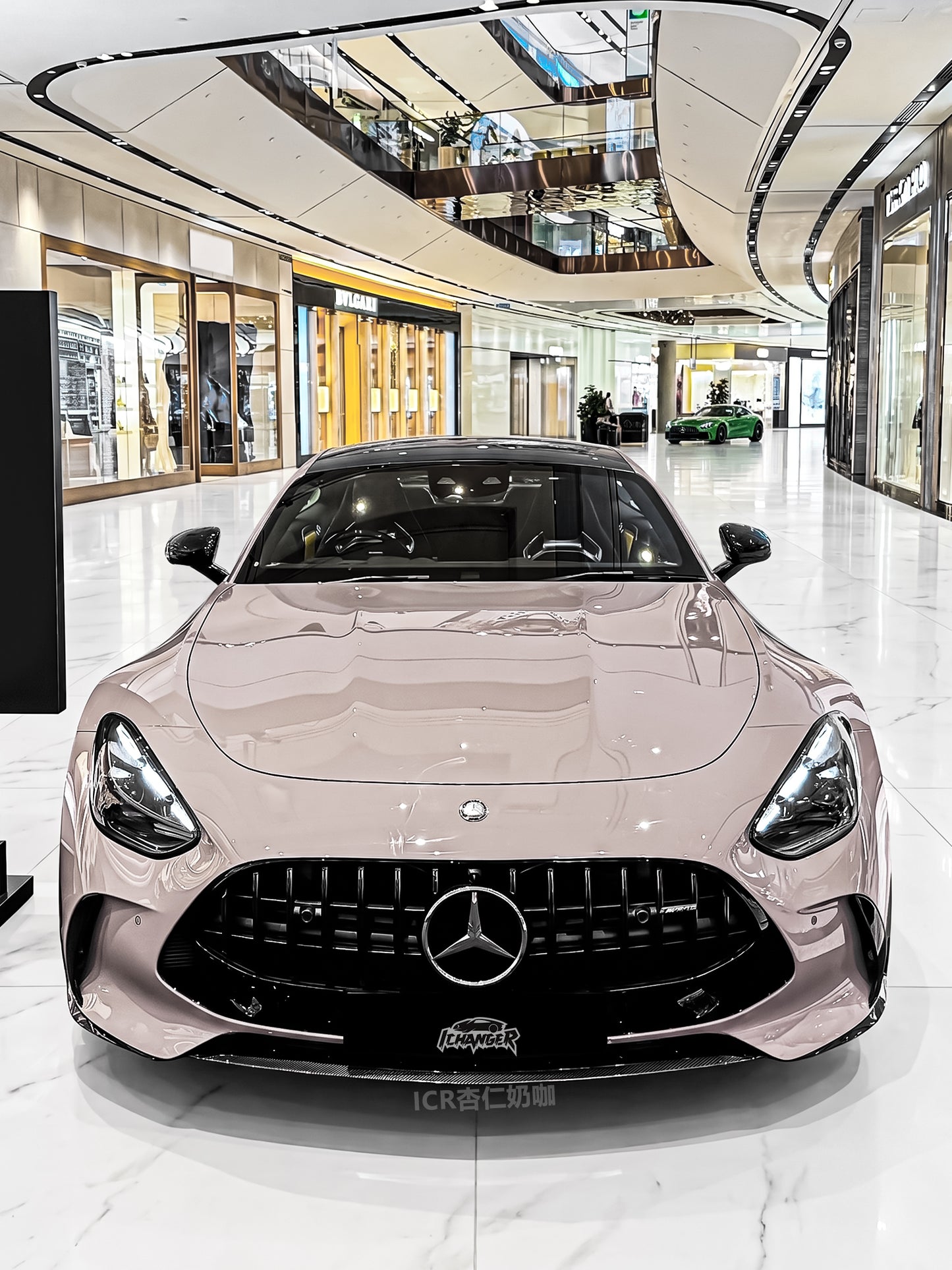 Car Wrapping Vinyl PPF Almond Milk for Mercedes Benz