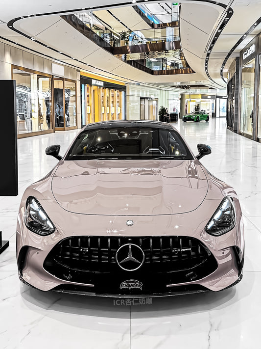 Car Wrapping Vinyl PPF Almond Milk for Mercedes Benz