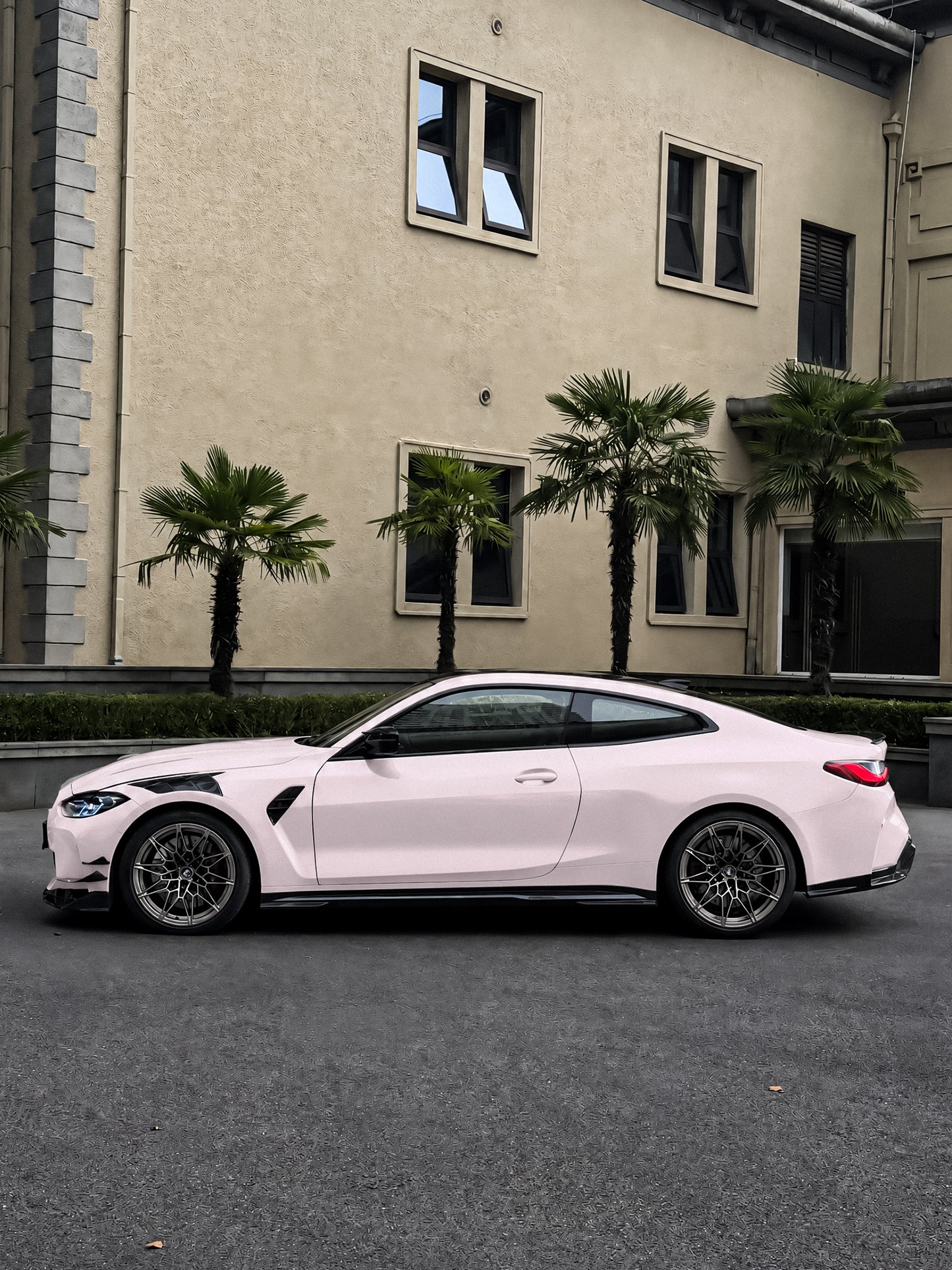 How Much Full Car Wrapping with Ichanger PPF Koi Pink for BMW M4